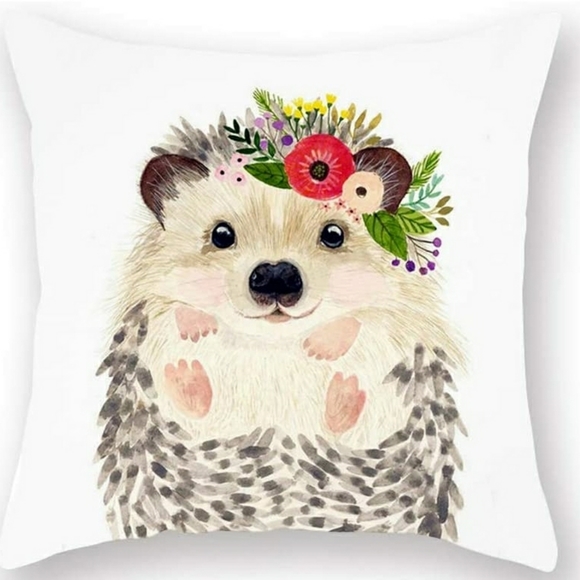 Other - 3 / $35 Hedgehog Accent pillow cover 🦔